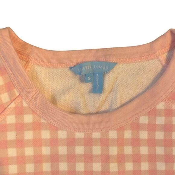 Draper James pink gingham sweatshirt size small - Picture 3 of 3